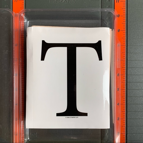 Stampin’ Up! MONOGRAM T